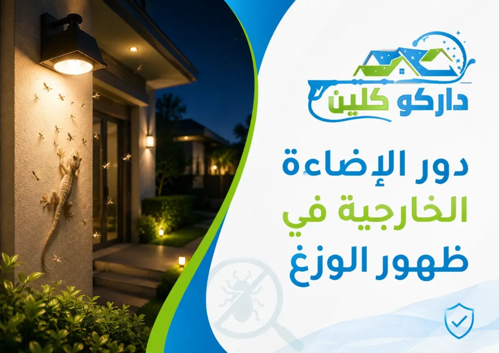 دور الإضاءة الخارجية في ظهور الوزغ دور الإضاءة الخارجية في ظهور الوزغ