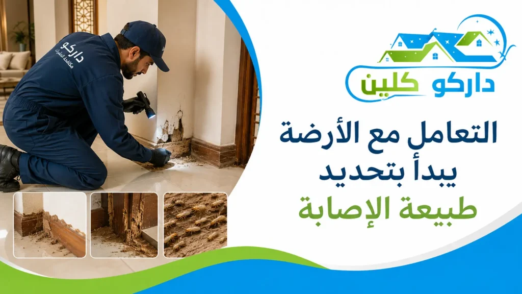 التعامل مع الأرضة يبدأ بتحديد طبيعة الإصابة التعامل مع الأرضة يبدأ بتحديد طبيعة الإصابة