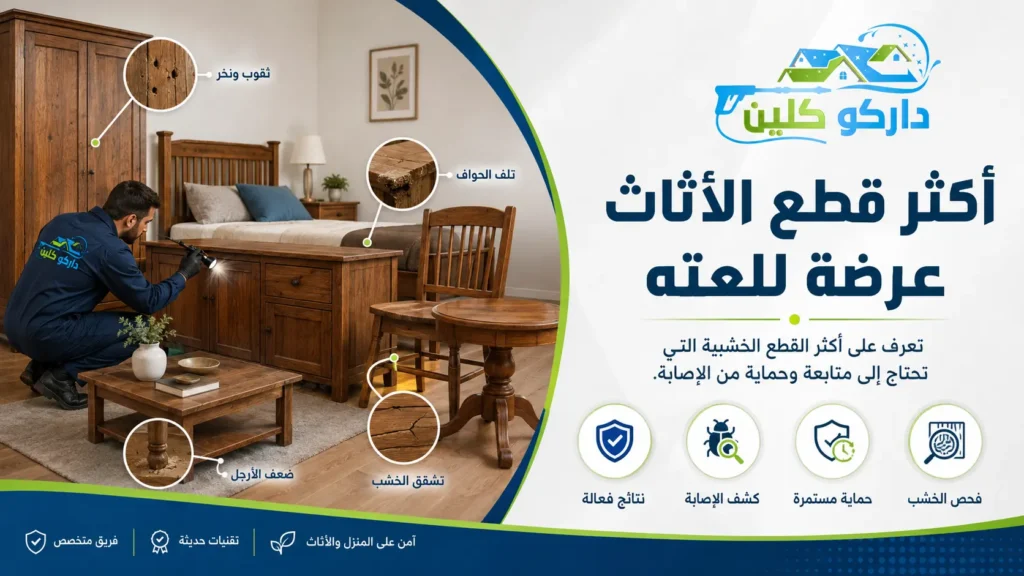أكثر قطع الأثاث عرضة للعته أكثر قطع الأثاث عرضة للعته