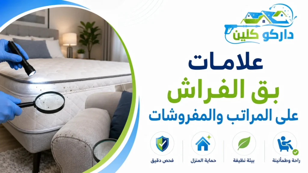 علامات بق الفراش على المراتب والمفروشات علامات بق الفراش على المراتب والمفروشات