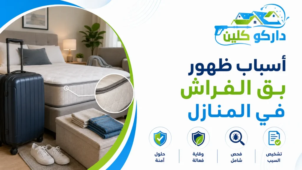 أسباب ظهور بق الفراش في المنازل أسباب ظهور بق الفراش في المنازل